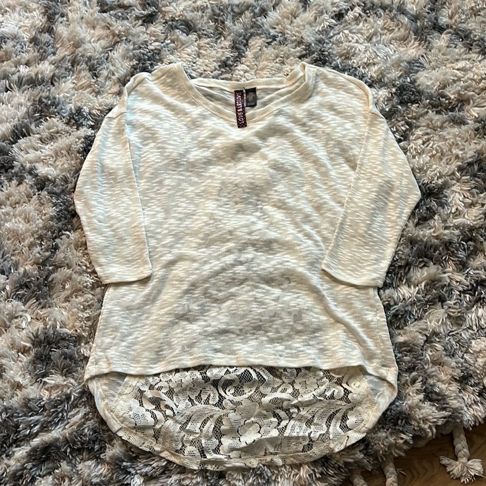 Love & Letlove white top